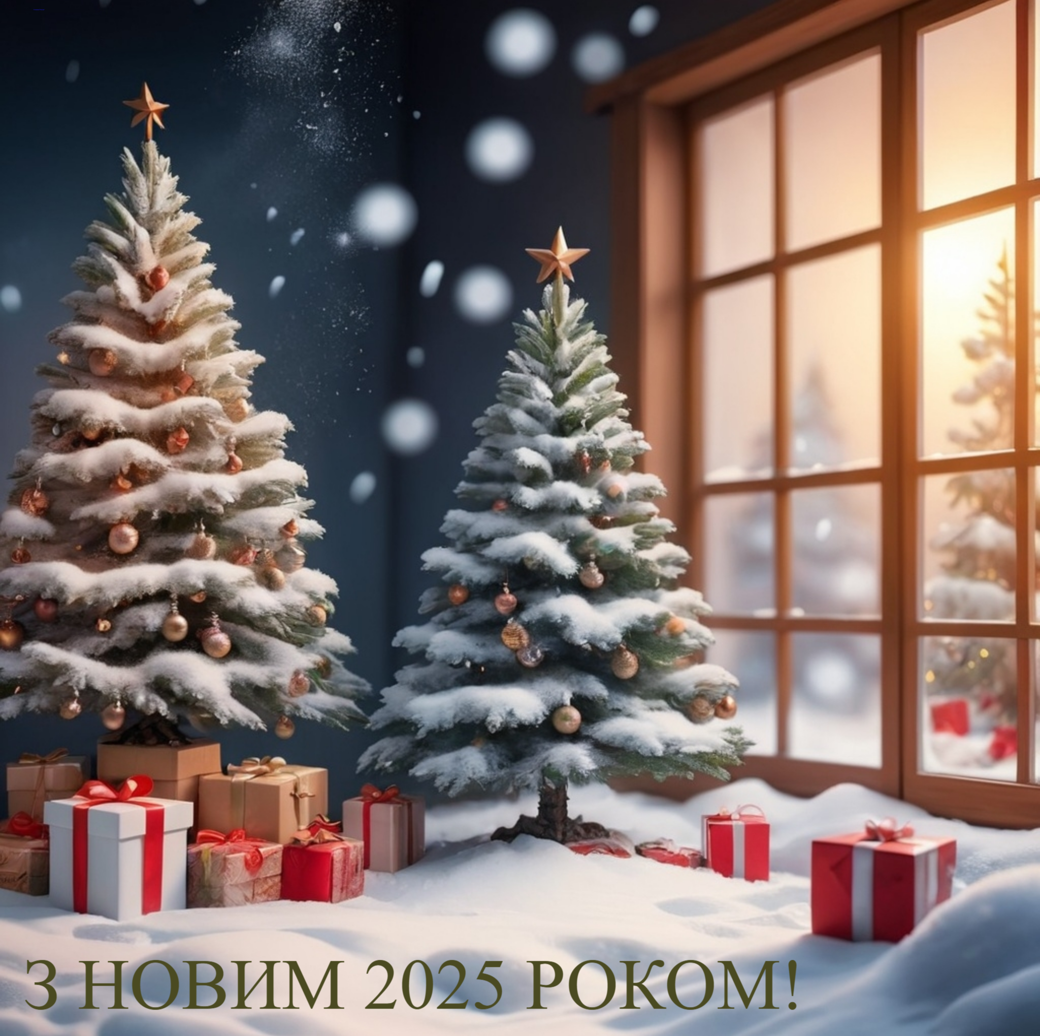 С Новым 2025 годом! Пусть мир, тепло и радость наполнят ваш дом